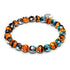 Mitternachtskürbis | Silber | Glühwürmchen-Glaskürbis-Armband